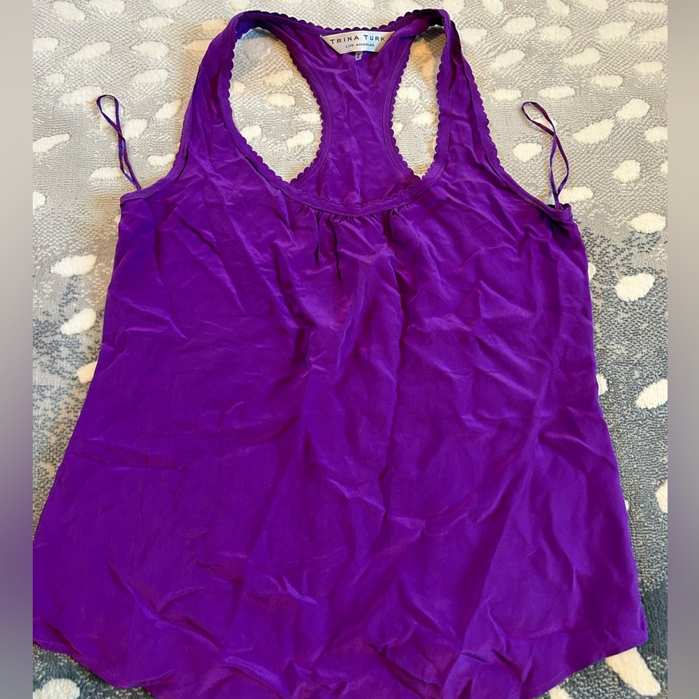 Trina Turk Purple Dress Top